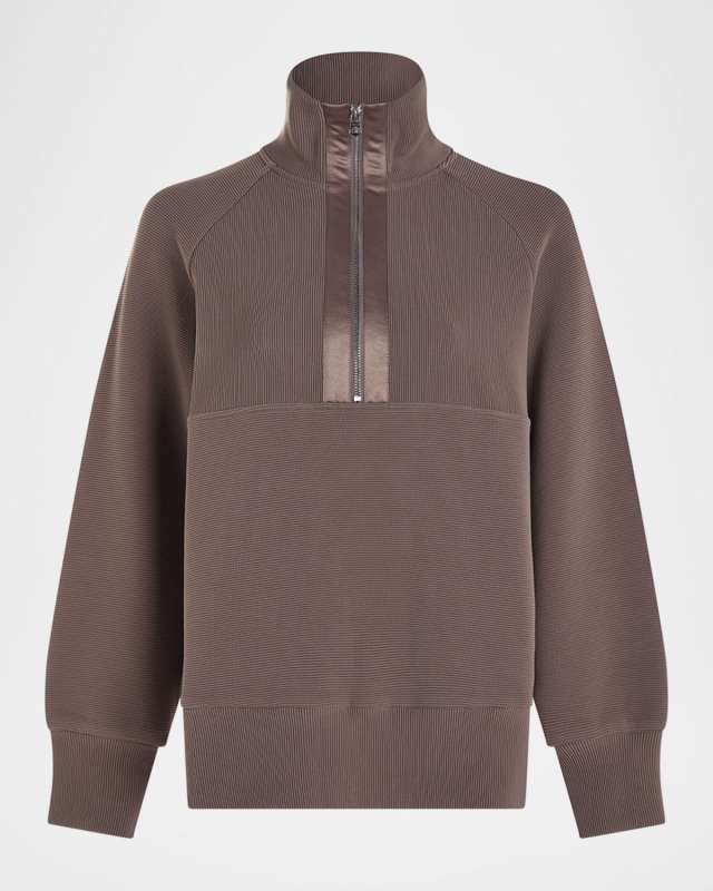 Lismore Ribbed Quarter-Zip Pullover